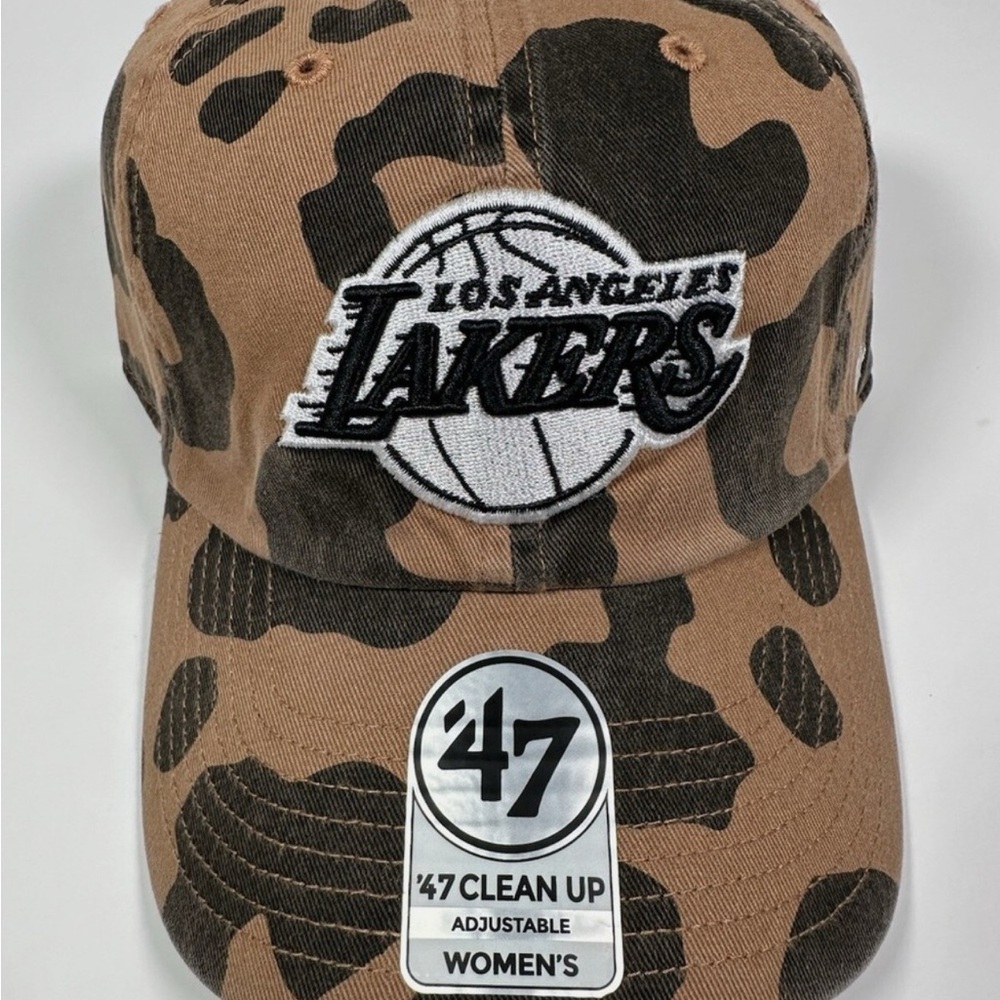 Women's '47 Brown Lakers Rosette Clean Up Adjustable Hat